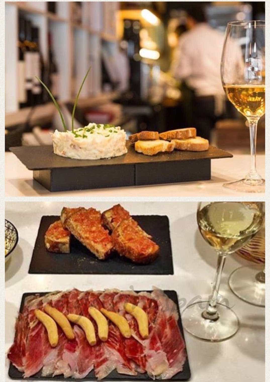 Ensaladilla rusa y Jamón Ibérico