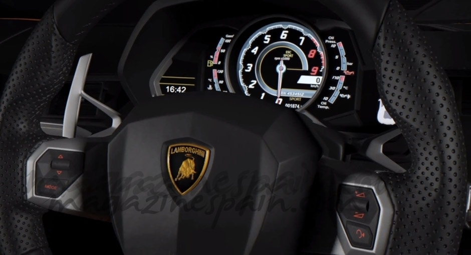 Cuadro de mandos Lamborghini Aventador Limusina