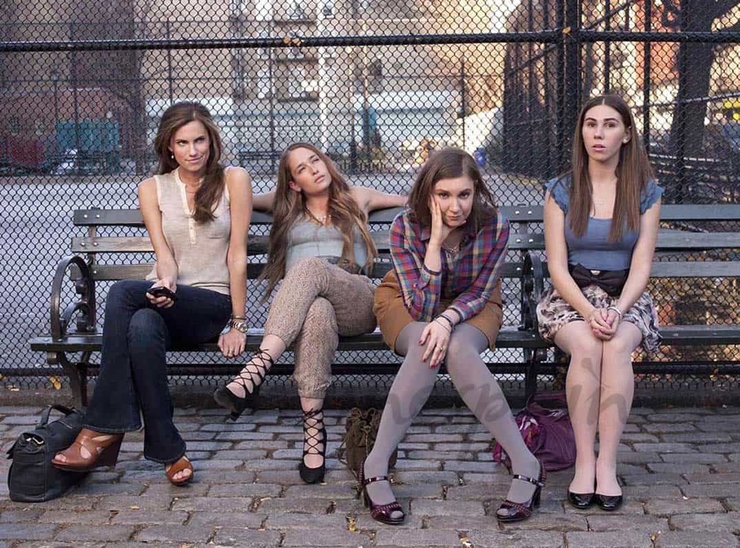 Allison Williams, Jemima Kirke, Lena Dunham, Zosia Mamet - "Girls" - © HBO