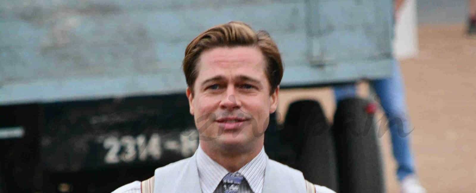 Brad Pitt en el estreno de Aliados en Madrid