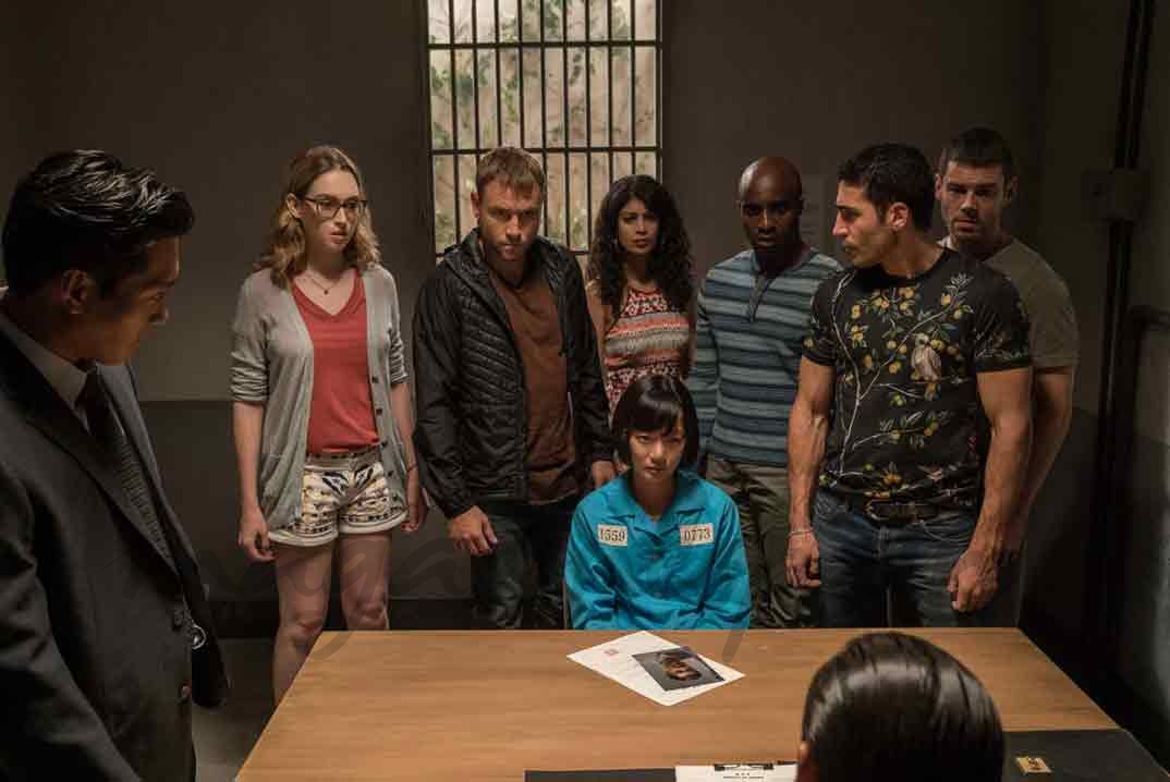 Brian J. Smith, Doona Bae, Max Riemelt, Miguel Angel Silvestre, Tina Desai - Sense8 - © Netflix