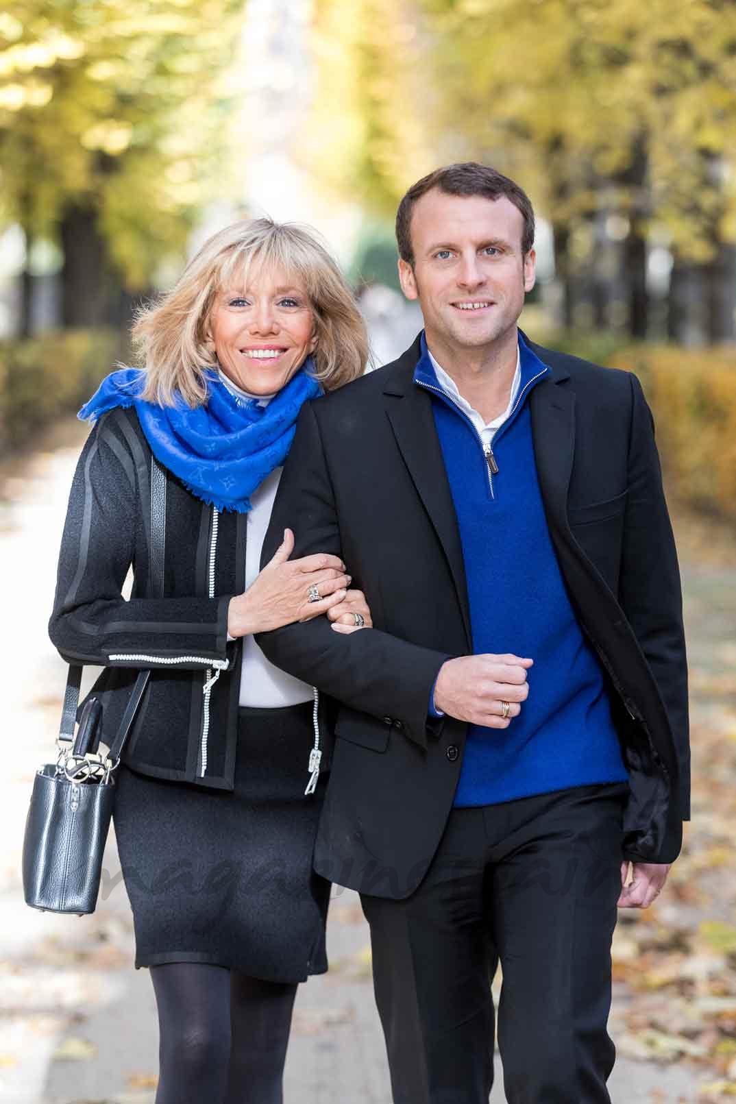 Brigitte Trogneux y Emmanuel Macron