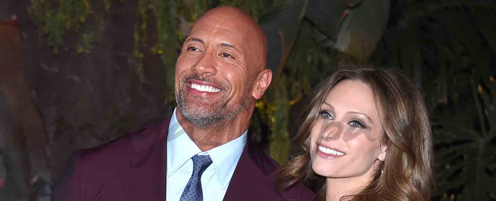 Dwayne Johnson y Lauren Hashian