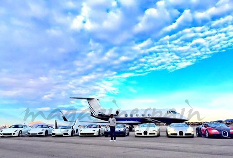 Floyd-Mayweather--coches foto Twitter