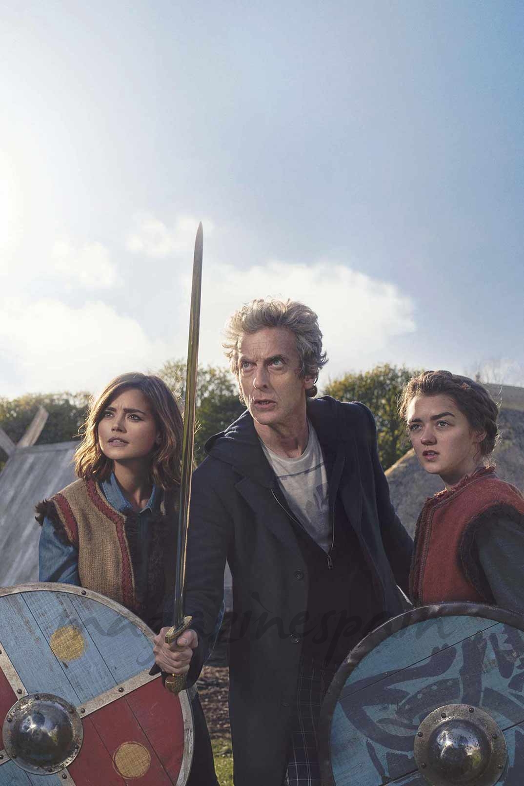 Jenna Coleman, Maisie Williams, Peter Capaldi - Doctor Who