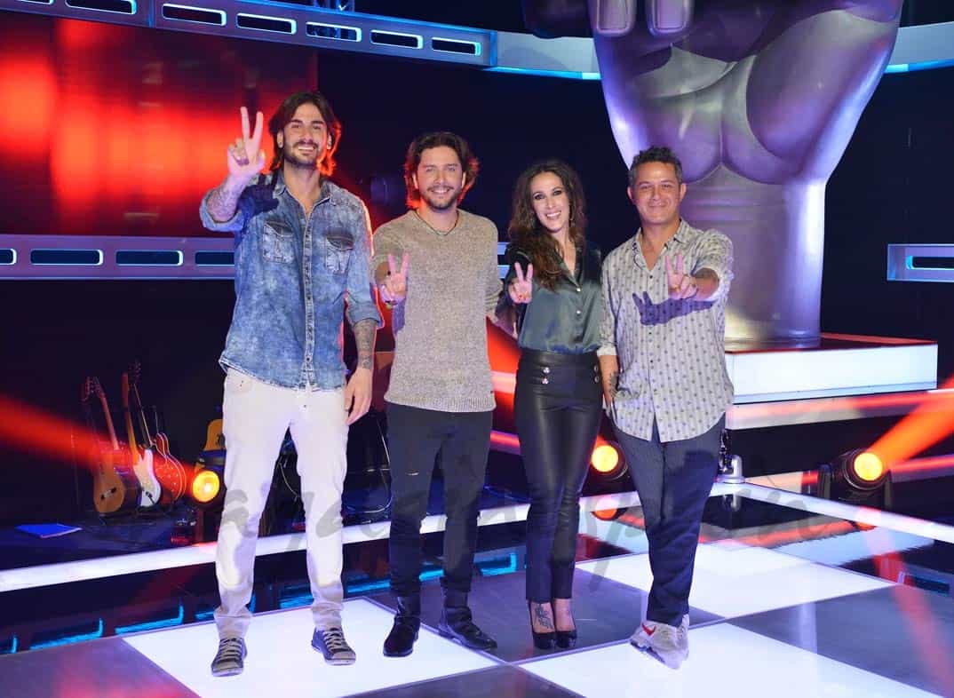 La Voz 4 - Melendi, Manuel Carrasco, Malú, Alejandro Sanz © Mediaset