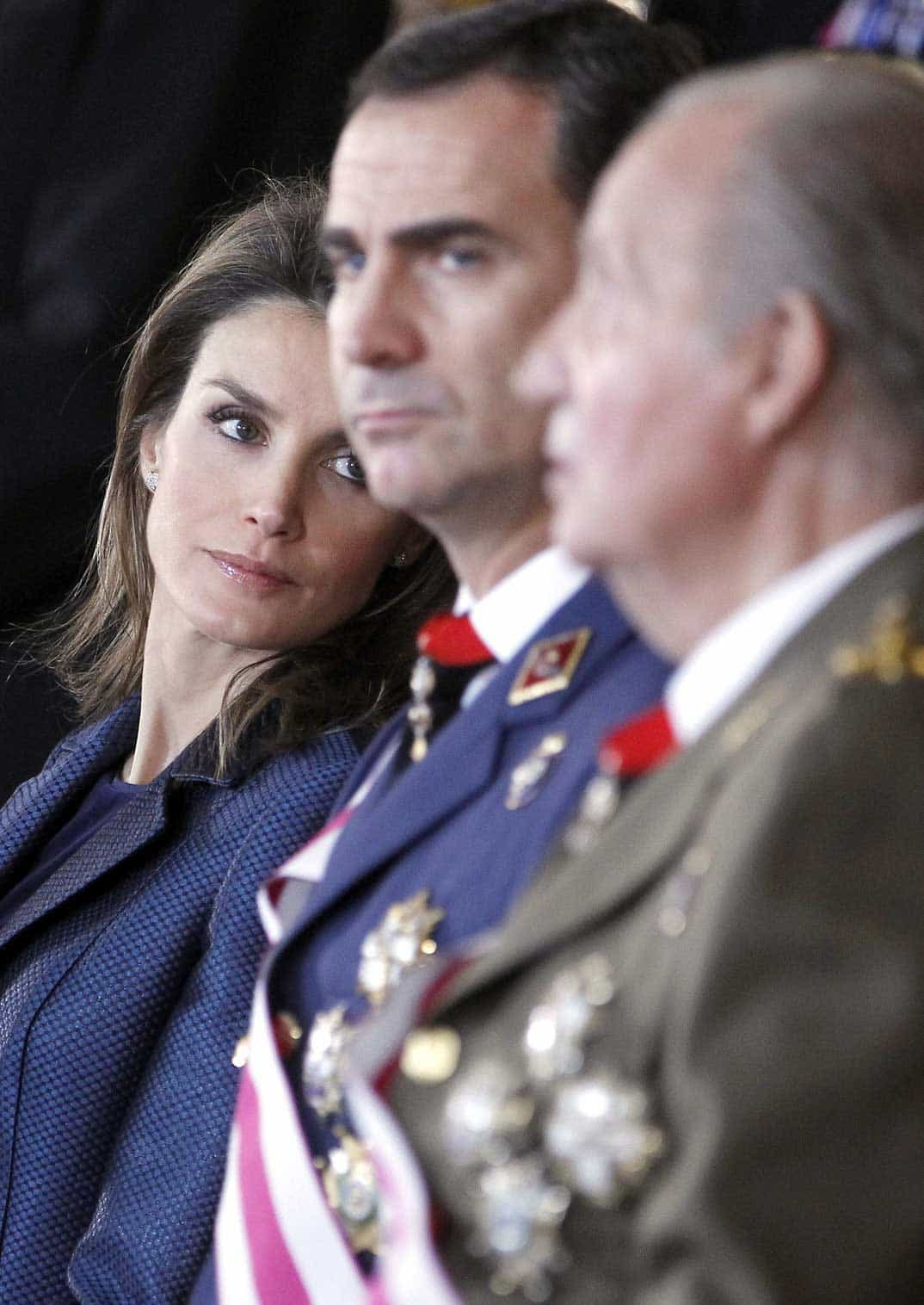 Princesa Letizia, Príncipe Felipe y el rey don Juan Carlos