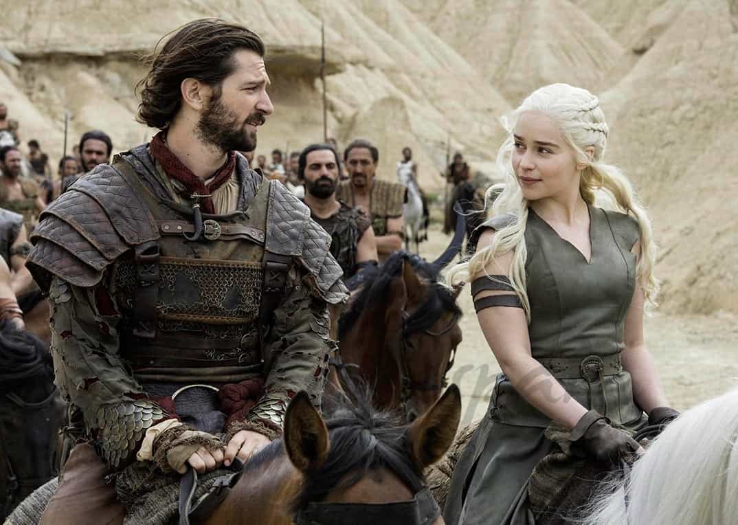 Michiel Huisman, Emilia Clarke "Juego de tronos" HBO