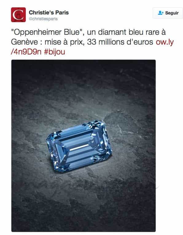 oppenheimer blue el diamante mas grande del mundo sale a subasta