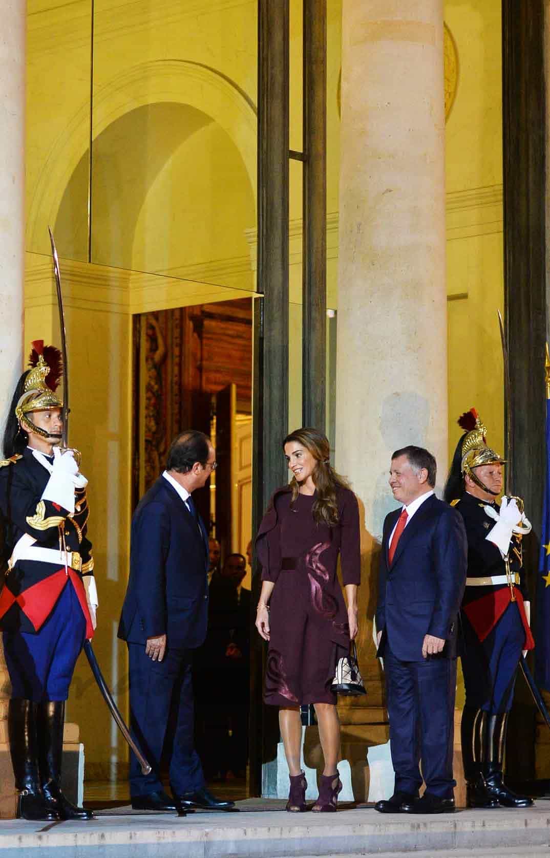 Rania-de-Jordania,-Rey-Abdullah-y-Fracois-Hollande