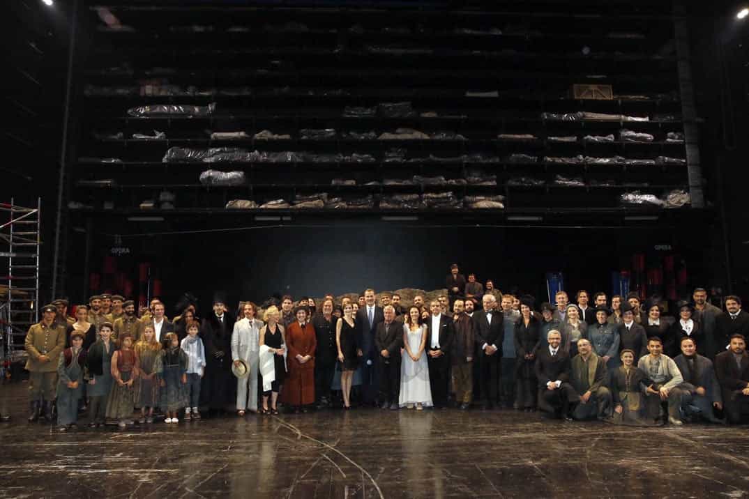 ey Felipe con la reina Letizia en el Teatro Real© Casa de S.M. el Rey