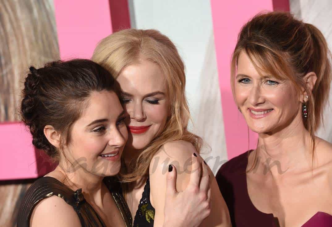 Shailene Woodley, Nicole Kidman y Laura Dern