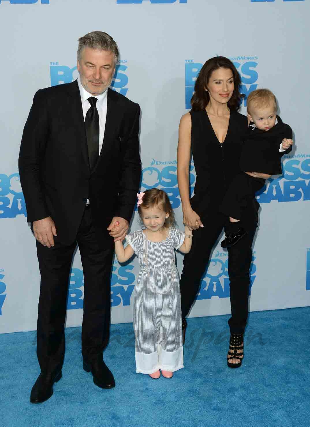 alec baldwin y su familia