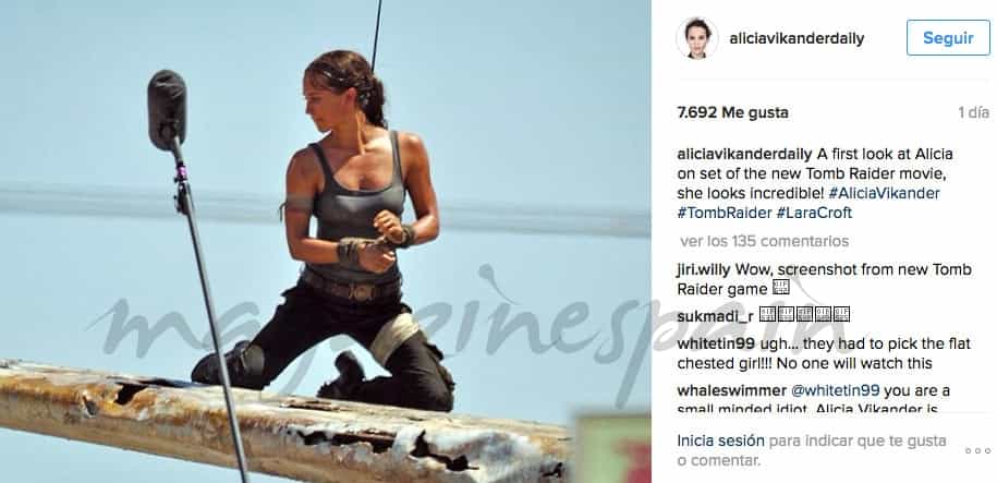 alicia vikander sustituya a angelina jolie en lara croft