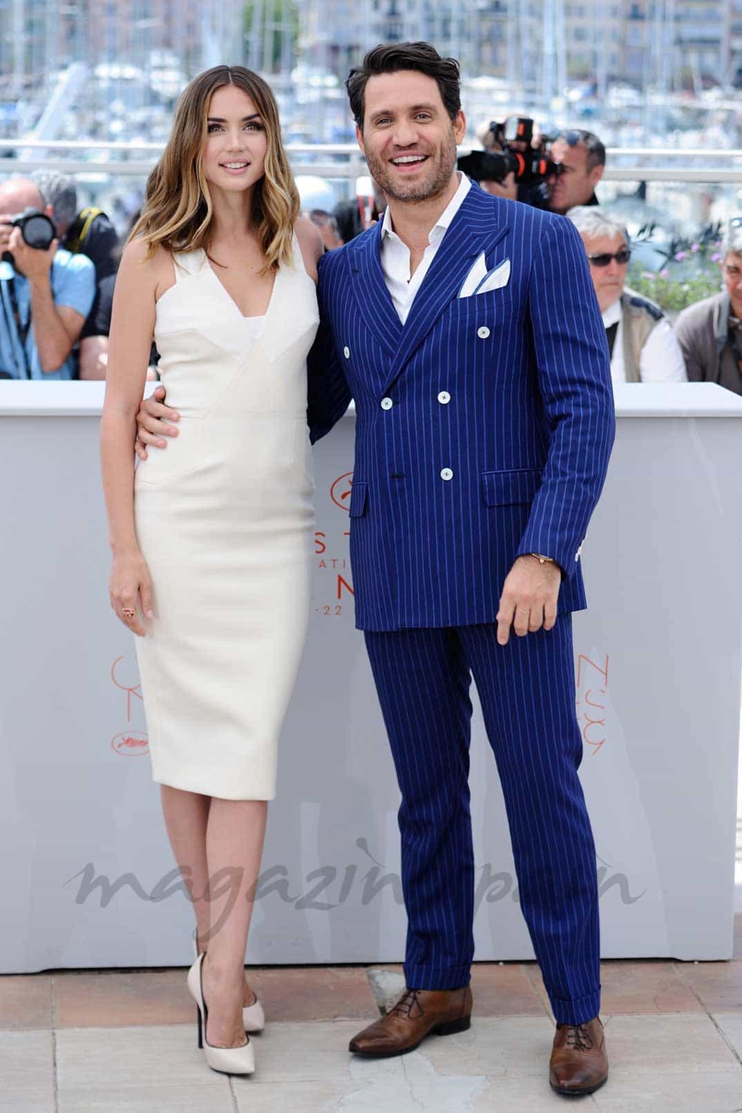 ana de armas y edgar ramierez en el festival de cine de cannes