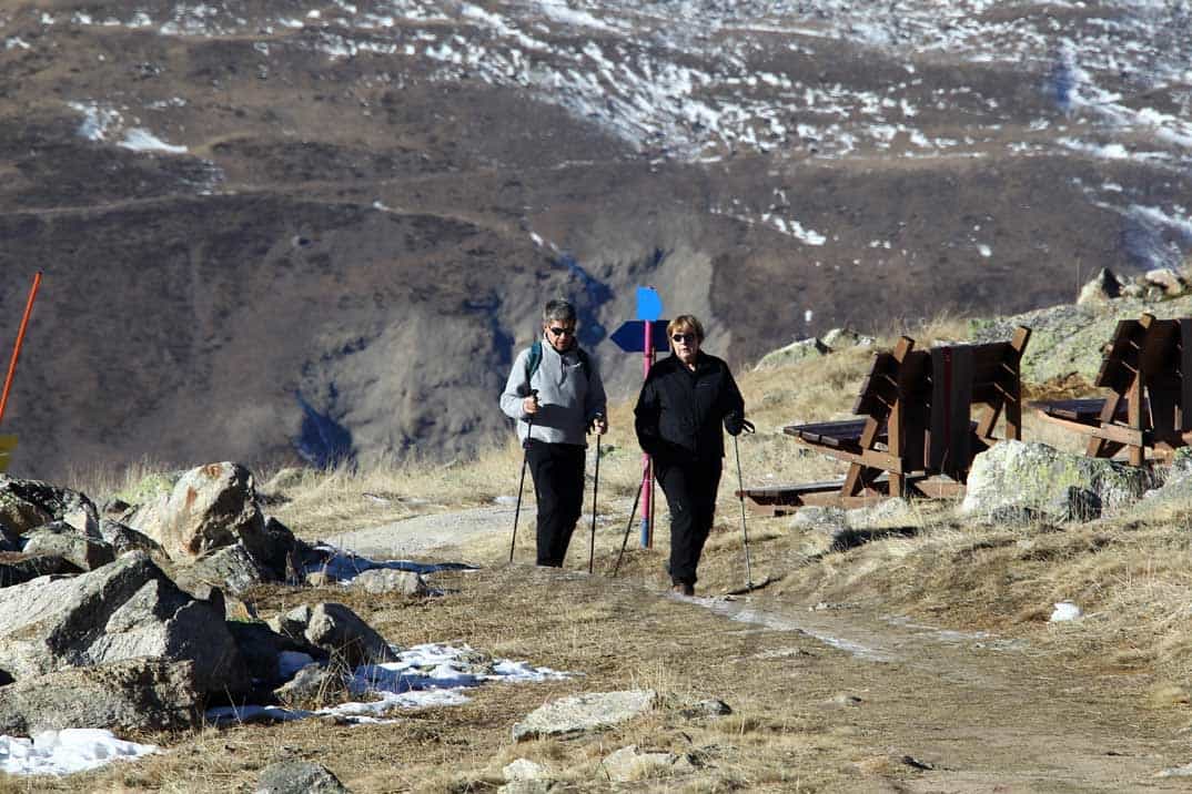 angela-merkel-y--joachim-sauer eligen la montana para pasar sus vacaciones