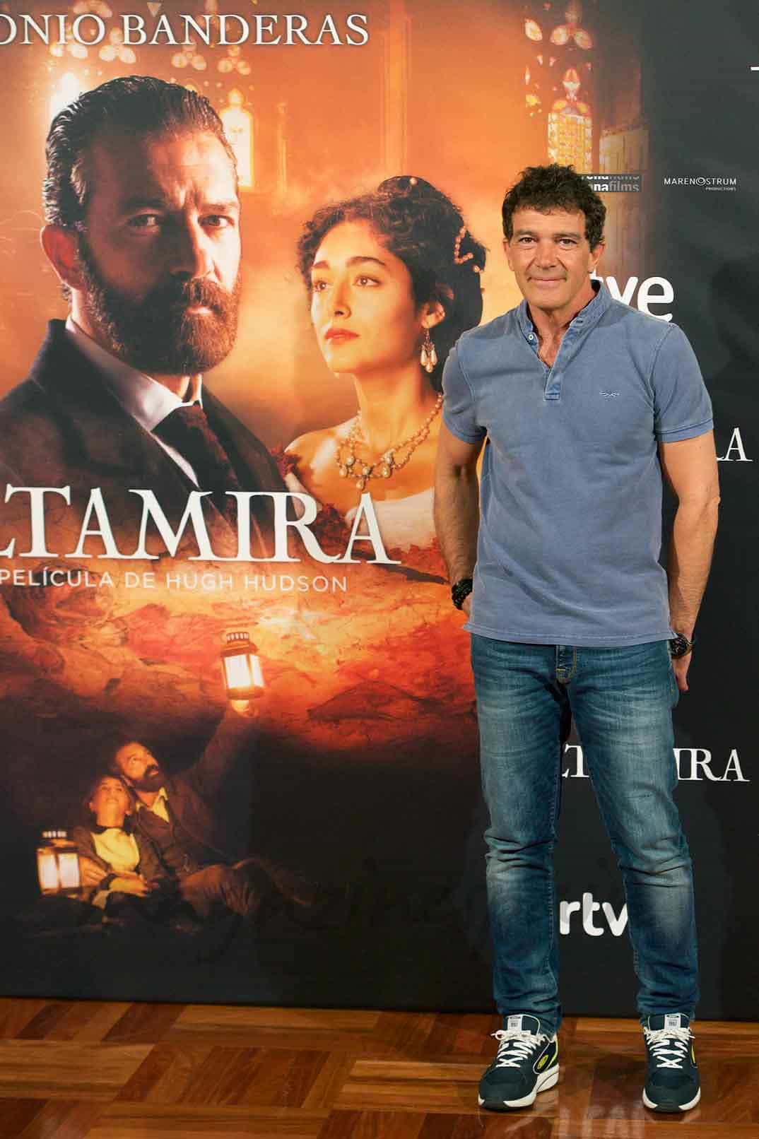 antonio banderas presenta en madrid altamira