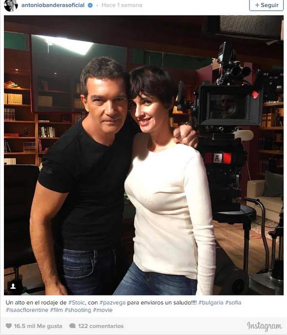 Antonio Banderas y Paz Vega