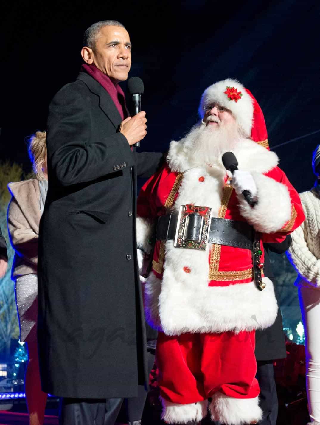 barack obama y papa noel