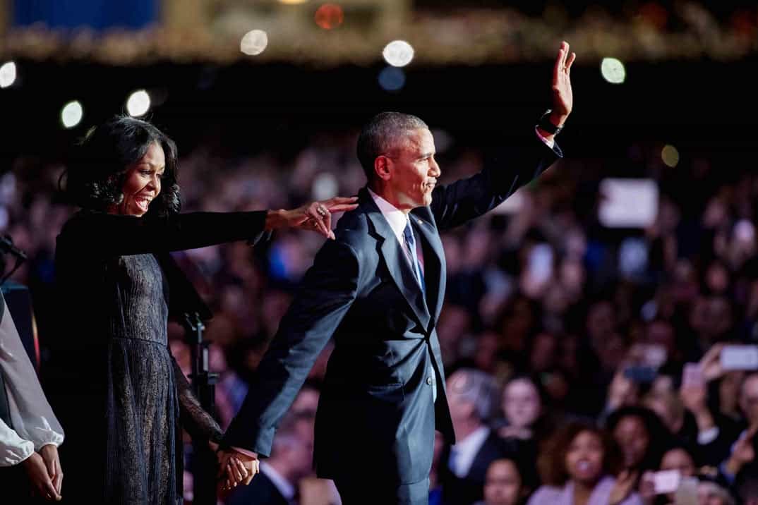 despedida de michelle obama y barack obama