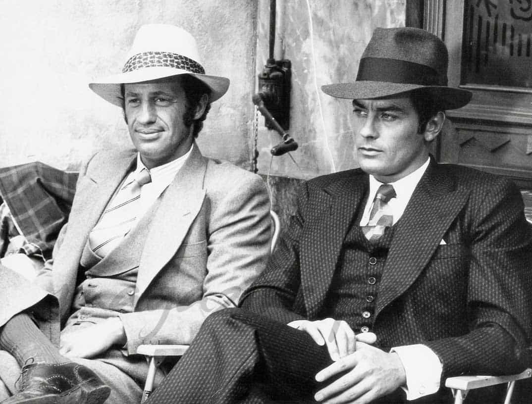 Jean-Paul Belmondo y Alain Delon, "Borsalino" 1970