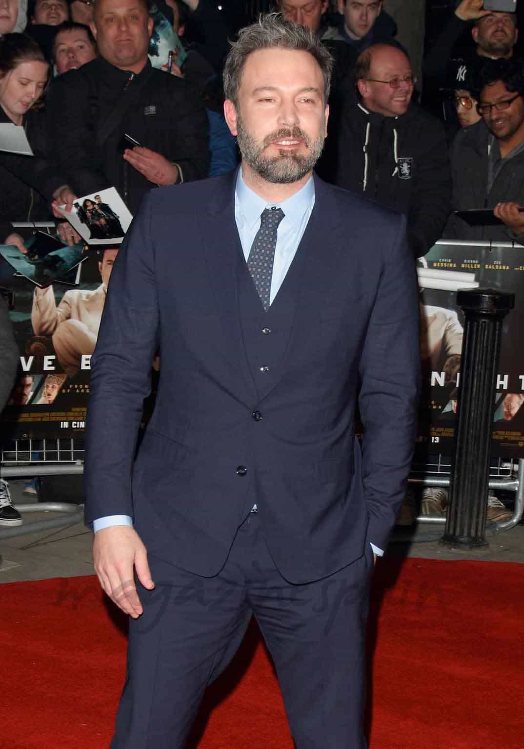 ben affleck en la premiere de live by night