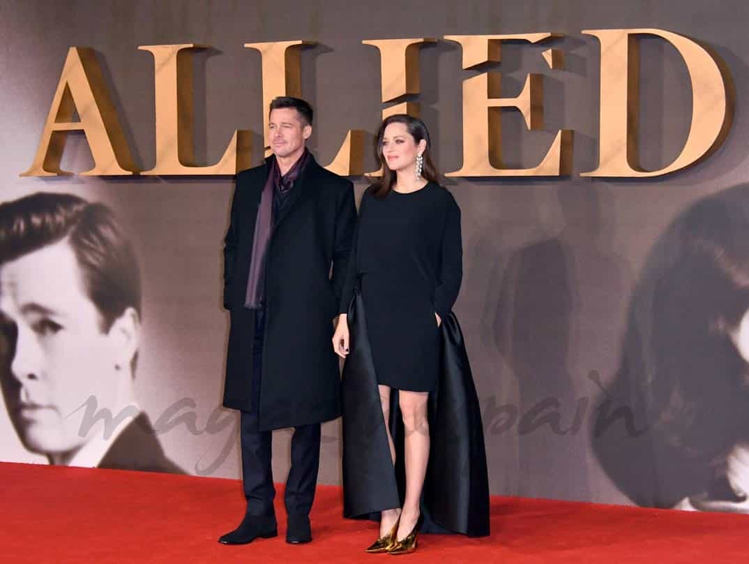 brad pitt y marion cotillard presentanen madrid aliados