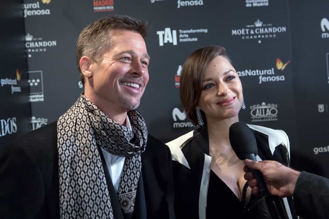 Brad Pitt y Marion Cotillard