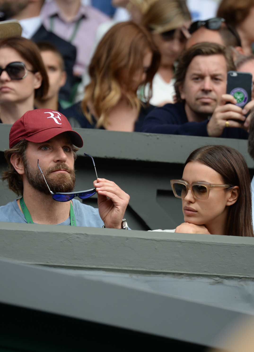 bradley cooper e irina shayk amor en wimbledon