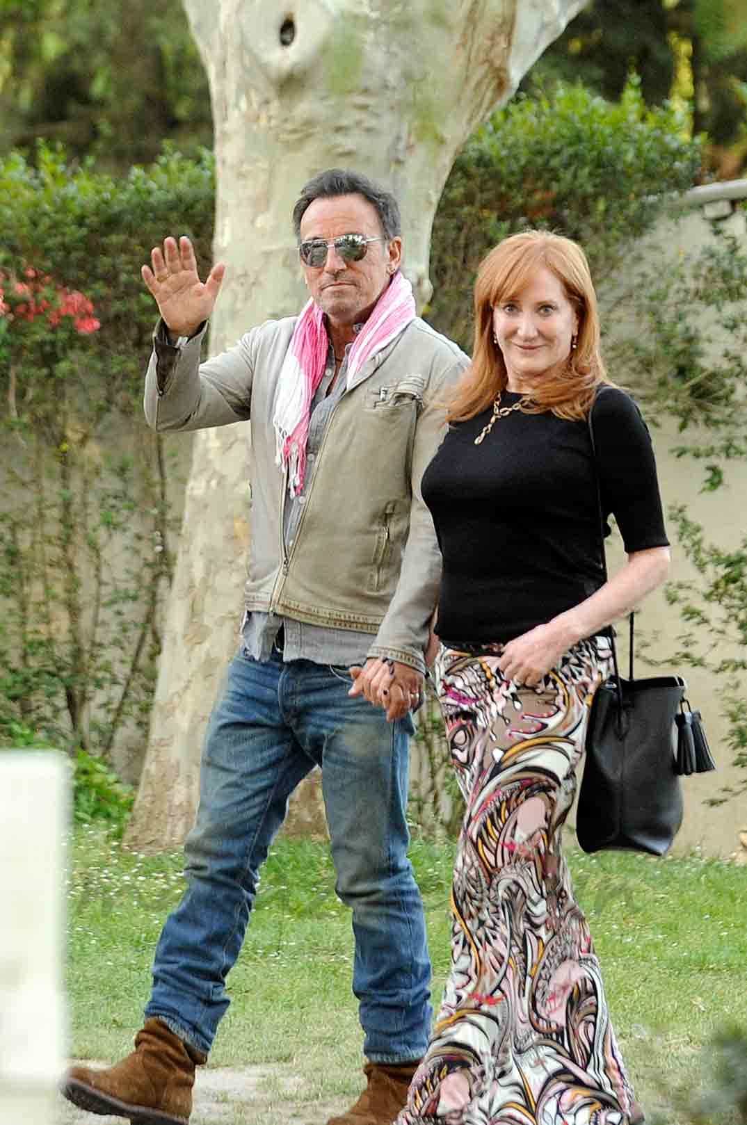 bruce-springsteen-y-patti-scialfa en el campeonato de hipica de madrid