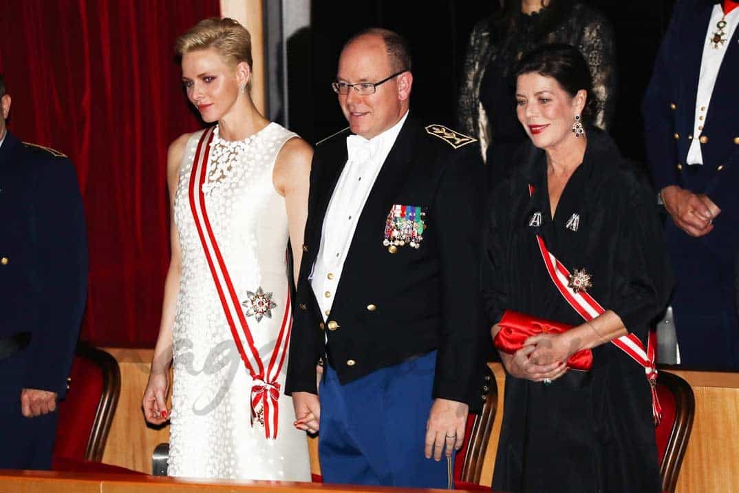 Charlene de Monaco, Alberto de Mónaco, Carolina de Mónaco