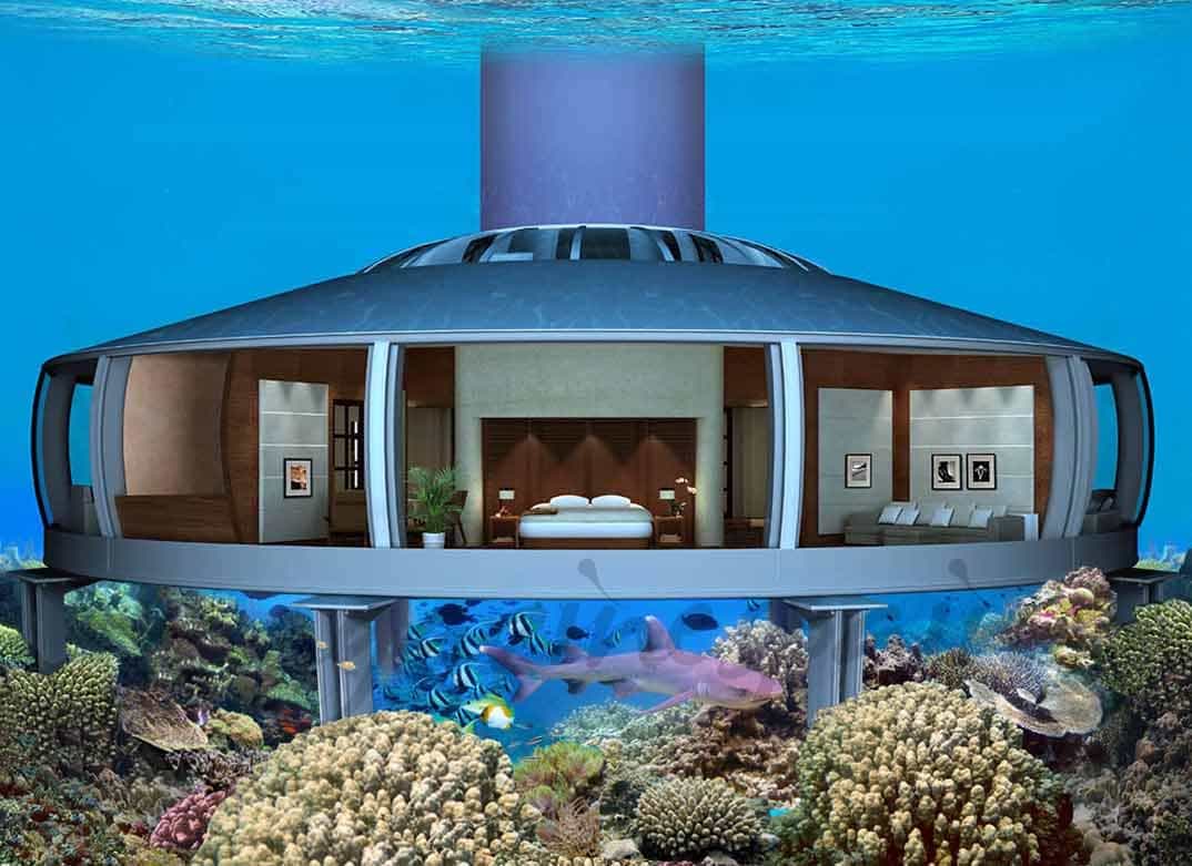 Casa de lujo, en el fondo del mar - magazinespain.com