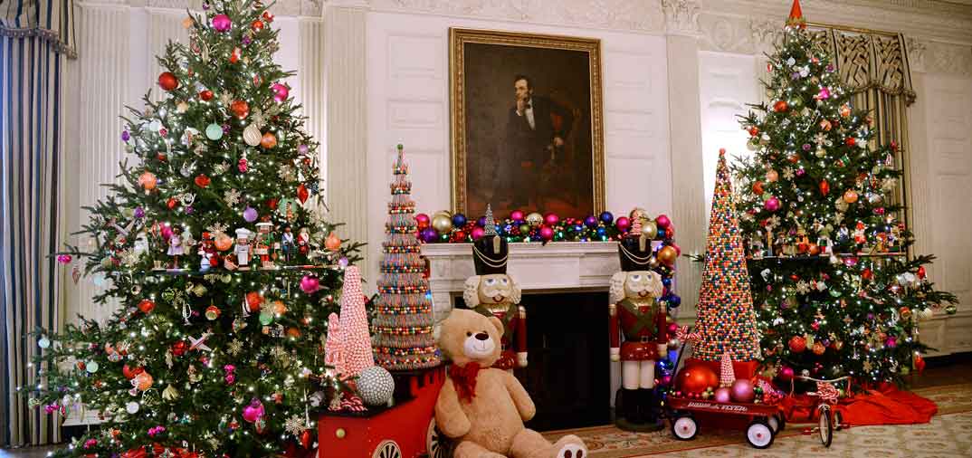 michelle obama inaugura la navidad en la casa blanca