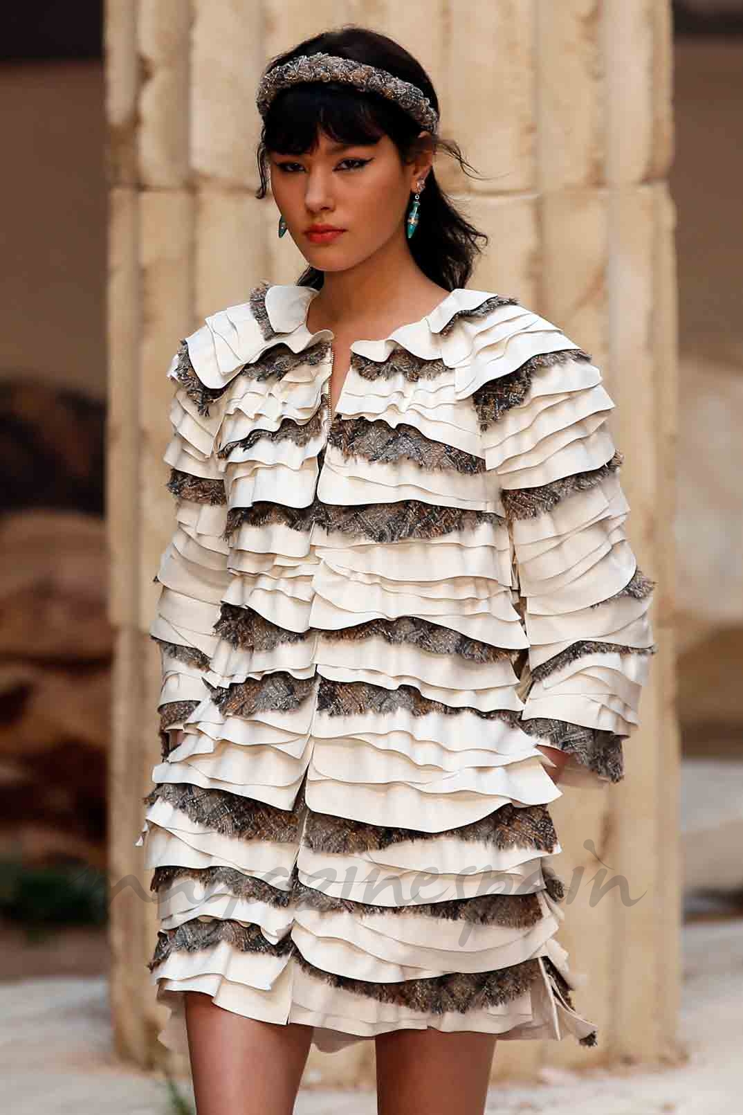 chanel cruise y karl lagerfeld desfile inspirado en la antigua grecia