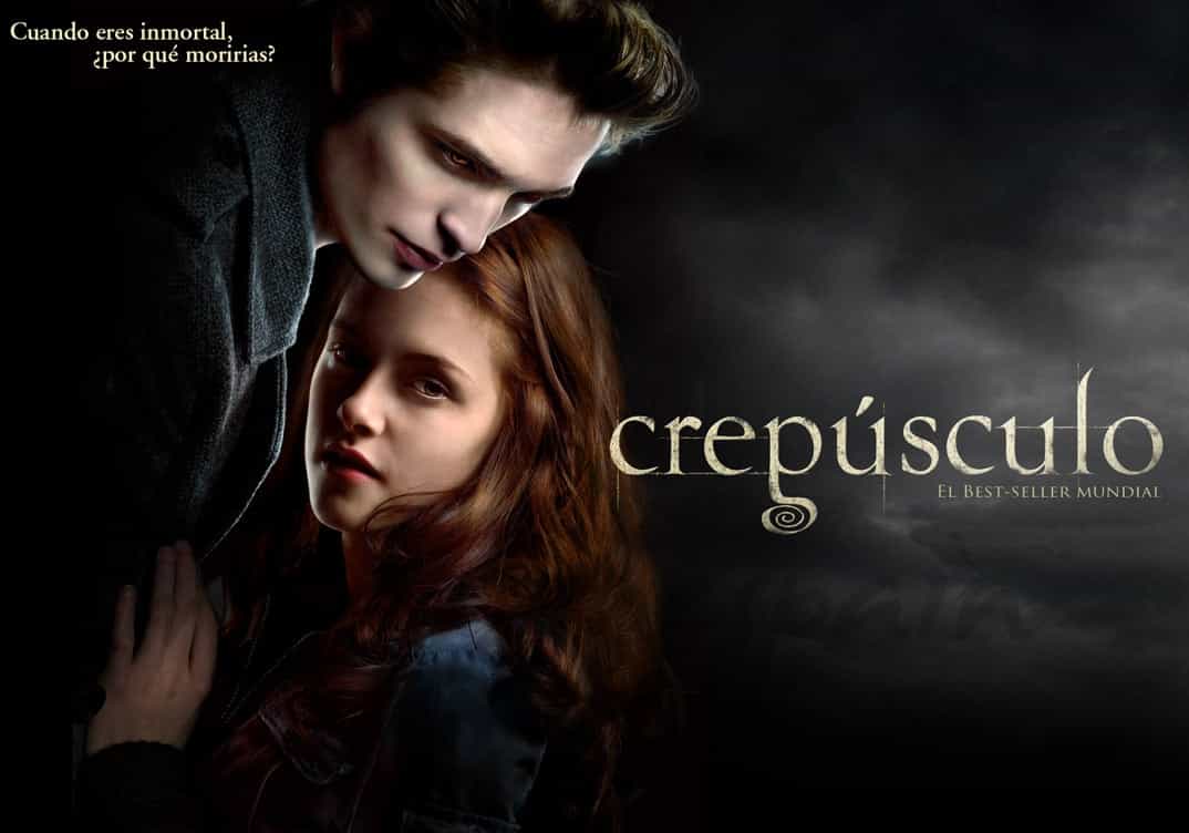 Robert Pattinson y Kristen Stewart en "Crepúsculo"