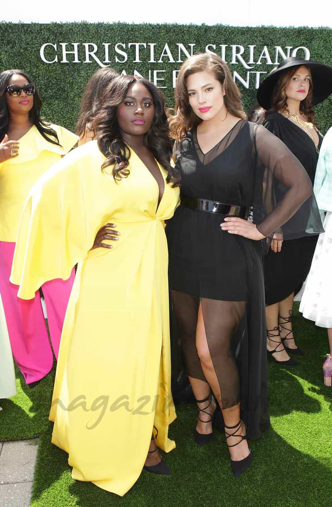 dabielle-brocks-y-ashley-graham desfile xxl