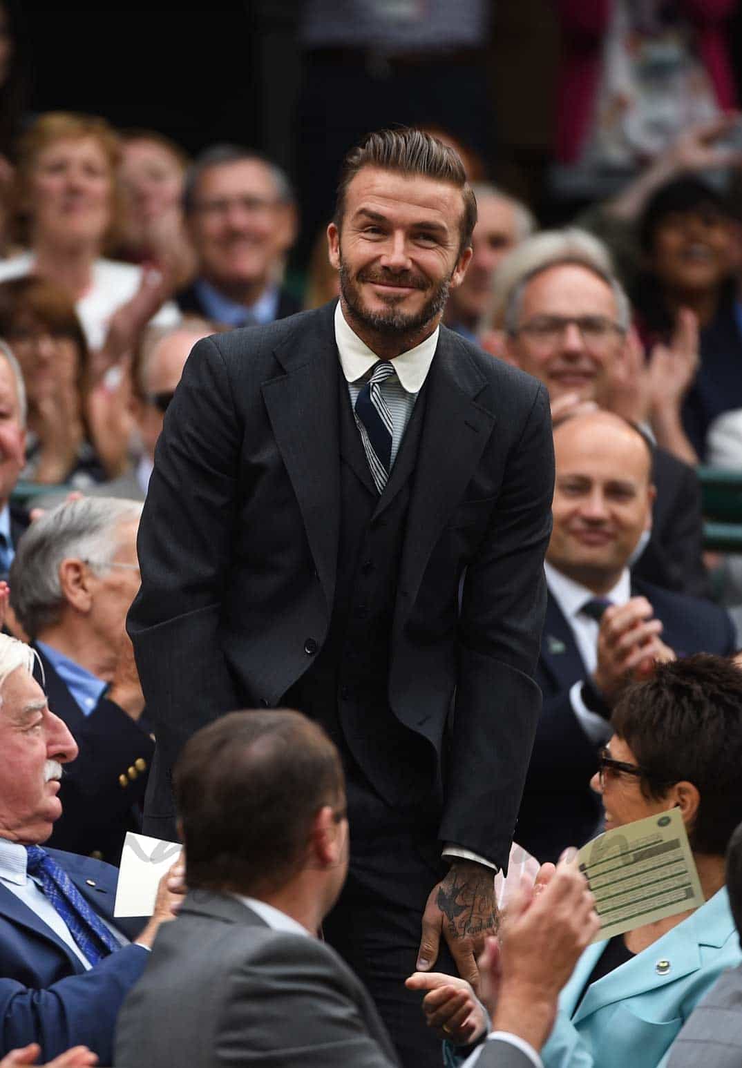 david beckham expectacion en wimbledon