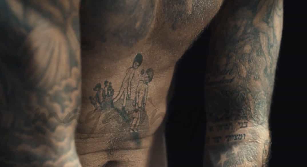 david beckham tatoo por una buena causa