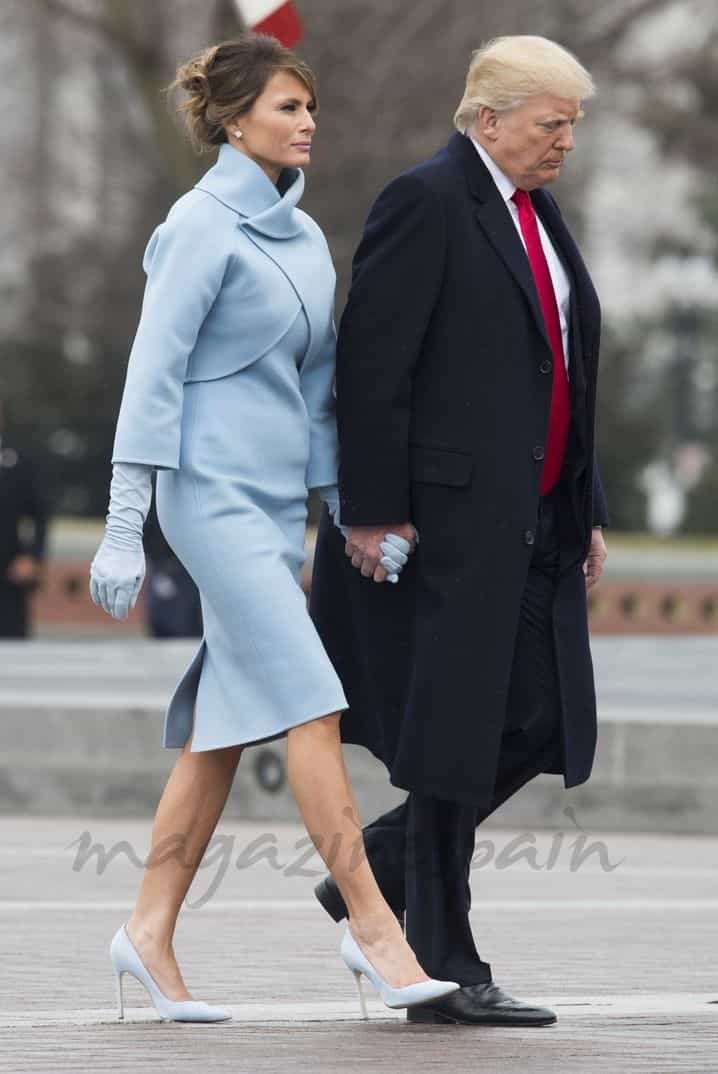 Donald Trump y su esposa Melania