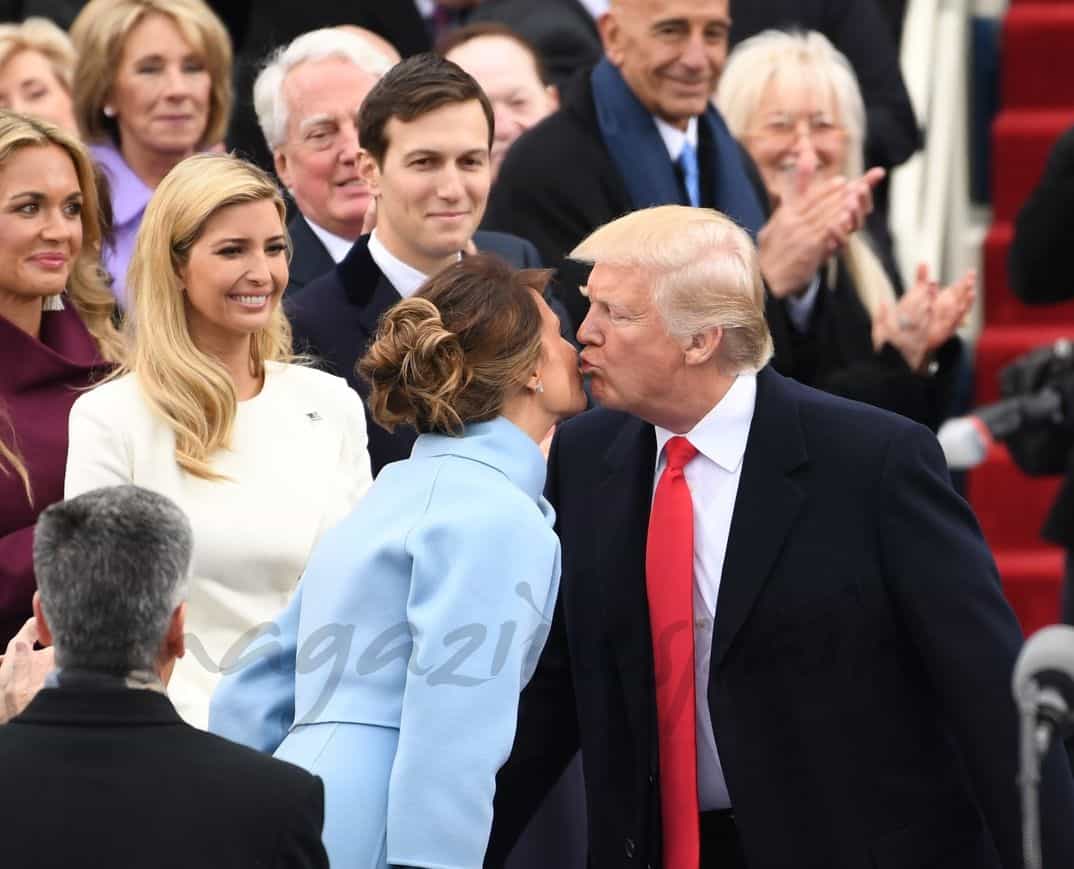 Donald Trump y su esposa Melania