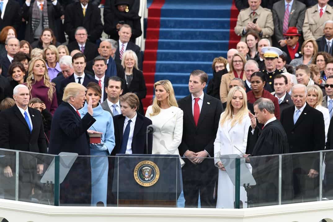 Donald Trump y su familia