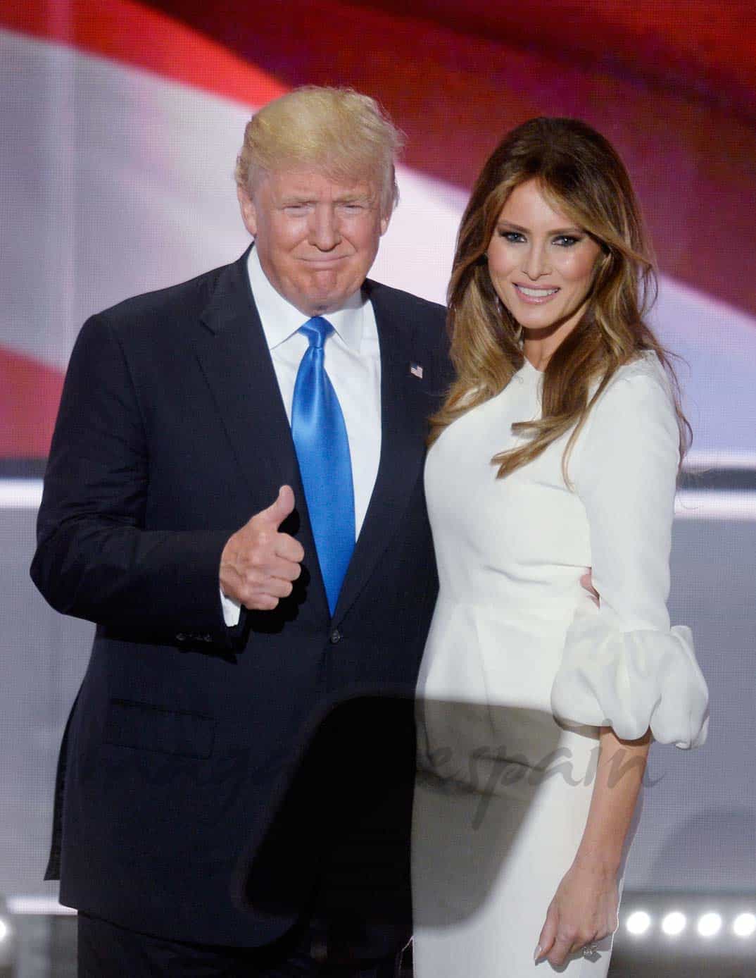 Donald Trump y su esposa Melania Trump