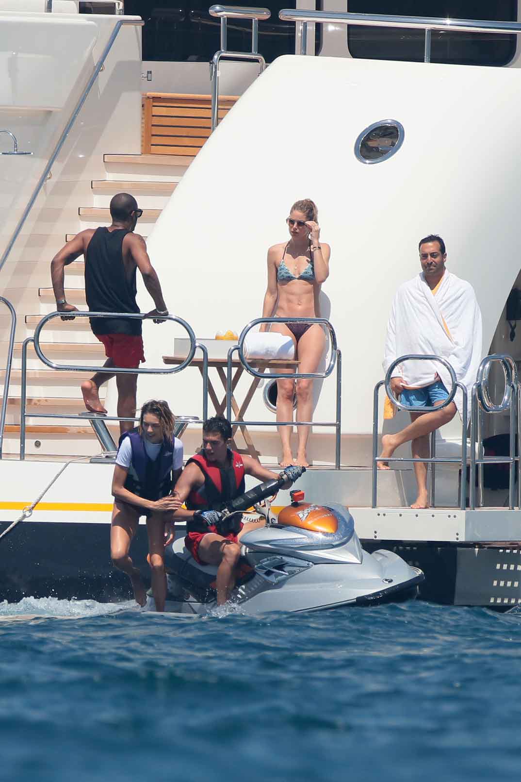 doutzen kroes y sunnery james vacaciones en la costa azul