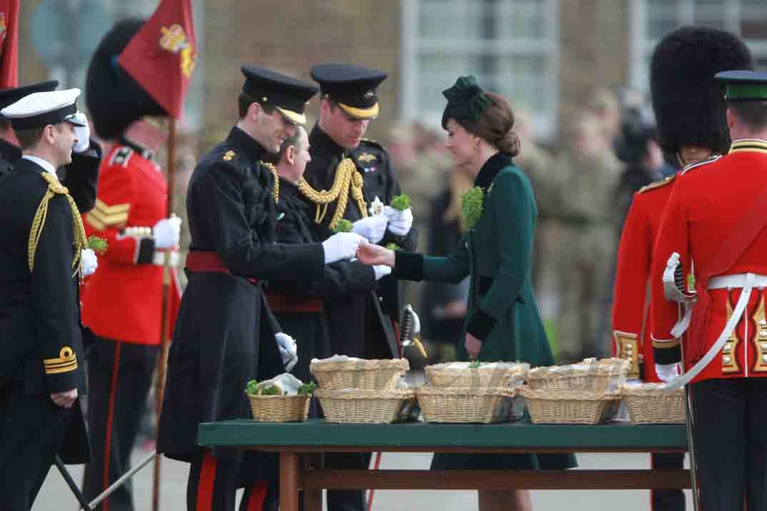 duques de cambridge en st patrick