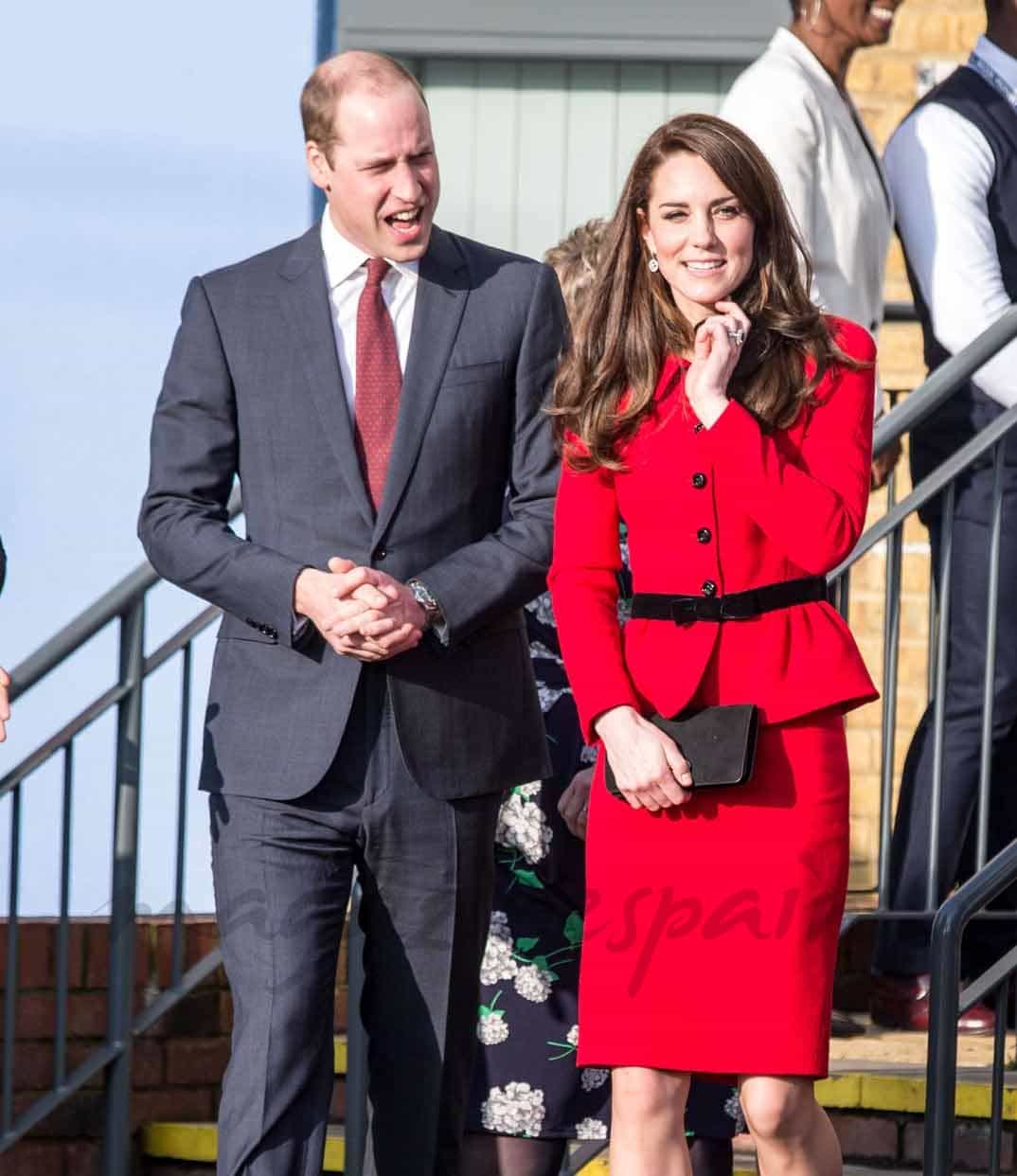 kate middleton apuesta por el rojo