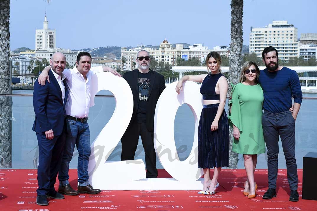 Blanca Suárez, Mario Casas, Carmen Machi, Alex de la Iglesia, Secun de la Rosa - El Bar - Photocall © Festival Cine de Málaga