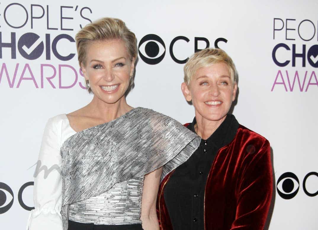 Portia de Rossi y Ellen Degenenes