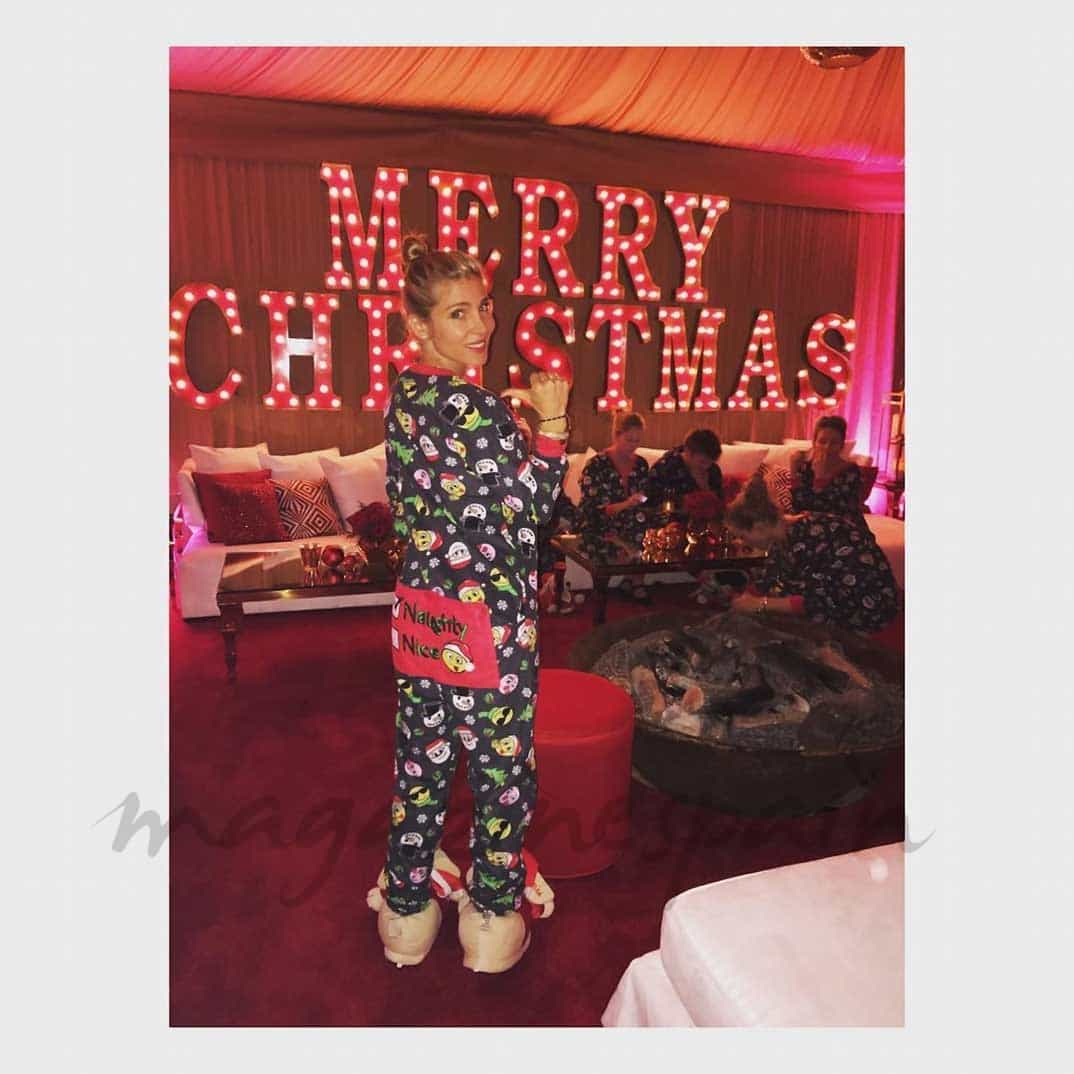 elsa pataky y miley cyrus celebran juntas la navidad