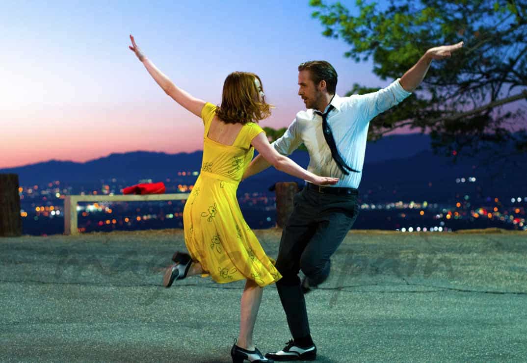 Emma Stone y Ryan Gosling en "La La Land"