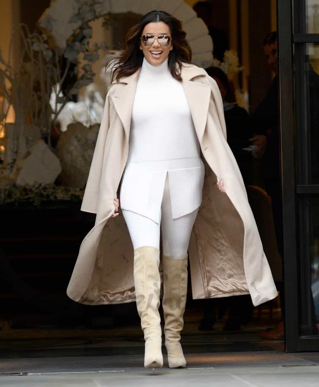 eva longoria apuesta por el blanco